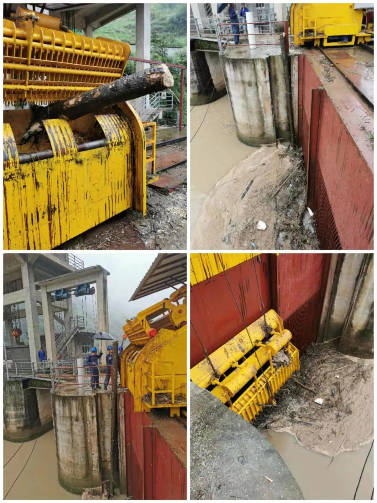 Усиленная скребковая решеткоочистная машина (специально для ГЭС) (2)